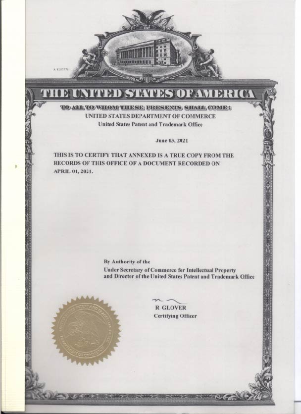 uspto assignment apostille